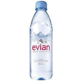 Вода Эвиан 0.5л негазированная, пластик