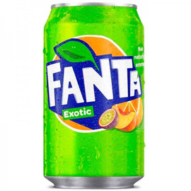 Напиток Фанта «Fanta» Exotic Экзотик, тропические фрукты 0.33л, ж/б