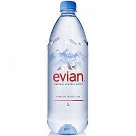 Вода Evian 1л негазированная, пластик