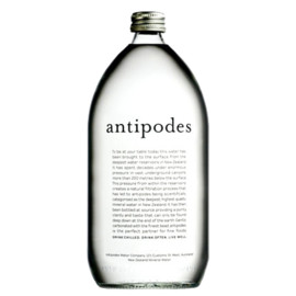 Минеральная вода Antipodes 0,5л газированная, стекло