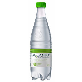 Вода Акваника 0.5л, без газа, пластик