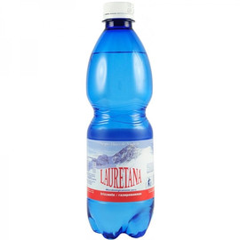 Минеральная вода Lauretana 0.5л газированная, пластик