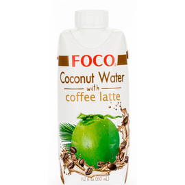 Кокосовая вода с кофе латте 