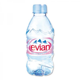 Вода Evian 0.33л негазированная, пэт