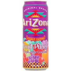 Холодный чай Arizona Fruit Punch, Фруктовый Пунш 0,68 л