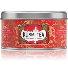 Kusmi tea Strawberry Green Tea / Кусми чай Клубничный зеленый чай, 125гр