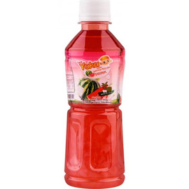 YOKU Сокосодержащий напиток с 25% арбузного сока и кокосовым желе 0.32л