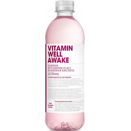 Напиток «Vitamin Well» Awake Малина 0.5л