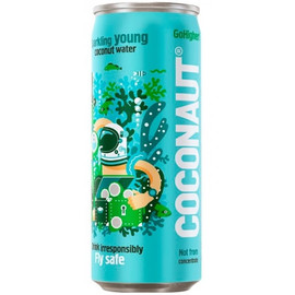 Натуральная кокосовая вода «Coconaut» 0.32л, газ