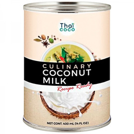 Кокосовое молоко «Thai Coco» (17-18% жирн), 0.4л, ж/б