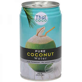 100% Кокосовая вода «Thai Coco», 0.33л, ж/б