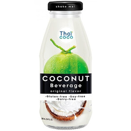 Кокосовый напиток «Thai Coco» Coconut Beverage Bottle Original Оригинальный 0.28л