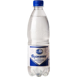 Вода Волжанка 0.5л, с газом, пластик