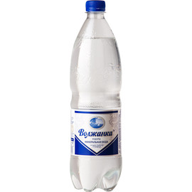 Вода Волжанка 1л, с газом, пластик