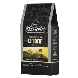 Unicum Кофе молотый Carraro Mono Ethiopia 250 гр, 100 %