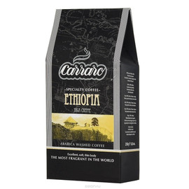 Кофе молотый Carraro Mono Ethiopia 62,5 гр, 100 %