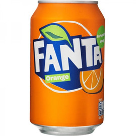Напиток Фанта «Fanta Orange», 0.33л, ж/б