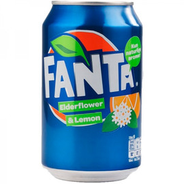 Напиток Фанта «Fanta» Elderflower and Lemon Лимон и Бузина 0.33л, ж/б