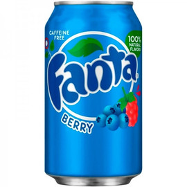 Газированный напиток «Fanta» Berry, Фанта, Лесные ягоды 0.355л, ж/б