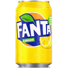 Напиток Фанта «Fanta» Lemon, лимон 0.33л, ж/б