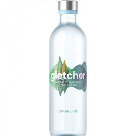 Минеральная родниковая вода «Gletcher», 0.75л, с газом, стекло