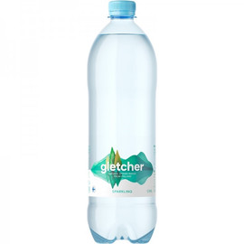 Минеральная родниковая вода «Gletcher», 0.95л, с газом, пэт