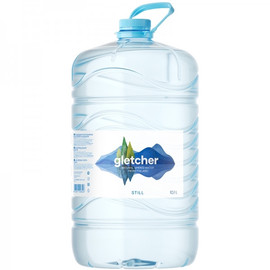 Минеральная родниковая вода «Gletcher», 10л, без газа, пэт