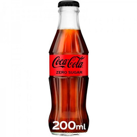 Газированный напиток «Coca-Cola» Zero, Кока Кола Зеро 0.2л. стекло