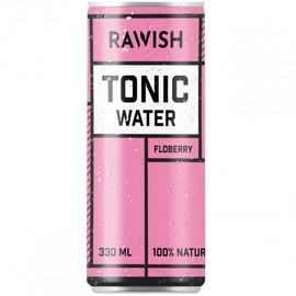 Напиток Тоник «Rawish» Water Tonic Floberry, Равиш Тоник Флоберри 0.33л, банка