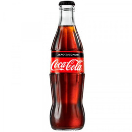 Газированный напиток Coca-Cola Zero Zuccheri, Кока-Кола Зеро Сугар Зачери (Италия) 0.2. стекло