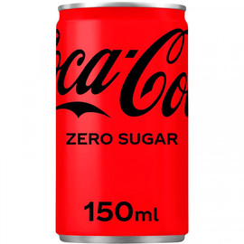 Газированный напиток Coca-Cola Zero Sugar no calories, Кока Кола Зеро Сугар 0.15л. банка