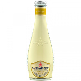 Сокосодержащий напиток S.Pellegrino Ginger Beer, С.Пеллегрино Джинджер Бир, 0,2 л, 4 шт/уп, стекло