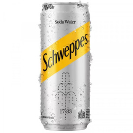 Газированный напиток Швепс Сода Вотер «Schweppes» Soda Water 0.32л. банка
