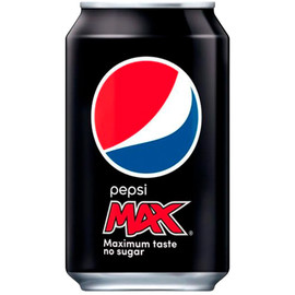 Газированный напиток «Pepsi» Max maximum Taste no sugar, Пепси Макс без сахара 0.33л, банка (Дания)