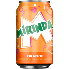 Напитки «Mirinda» Orange, Миринда Оранж 033л. банка (Дания)