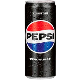 Напиток «Pepsi» Zero Sugar Slim, Пепси Кола Зеро Сугар 0.33л, банка (Чехия)