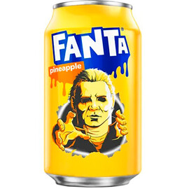 Газированный напиток «Fanta» Pineapple, Фанта Ананас (Серия: Halloween 2, Хэллоуин 2) 0.355мл