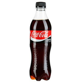 Газированный Напиток Coca Cola Zero, Кока Кола Зеро 0.5л, пэт (Республика Беларусь)