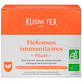 Чай травяной Чай зеленый Kusmi tea «Immune Defense Organic», Кусми, Витмин C, Тропические Фрукты (BIO, Organic Tea) (18шт)