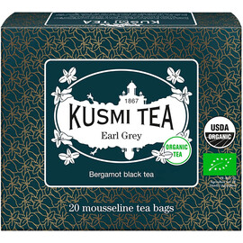 Чай черный Kusmi tea «Earl Grey», Кусми Саше Бергамот (20шт) 44гр. (BIO, Organic Tea)