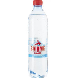 Минеральная вода Саирме 0.5л газированная, пластик