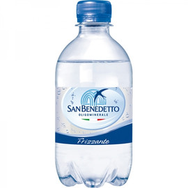Минеральная вода San Benedetto 0.33л газированная, пластик