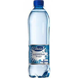 Родниковая вода Valio 0.5л газированная, пластик