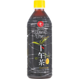 Холодный чай Oishi черный со вкусом лимона 0.5л